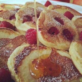 Fluffige Joghurt-Apfel Pancakes